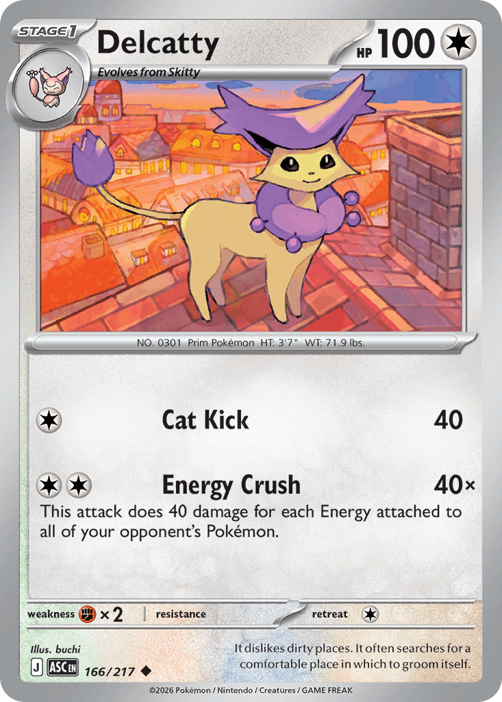 Delcatty, 166/217, Standard