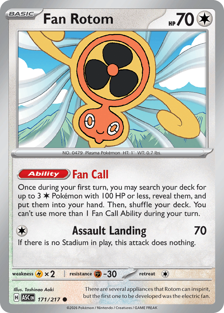 Fan Rotom, 171/217, Standard