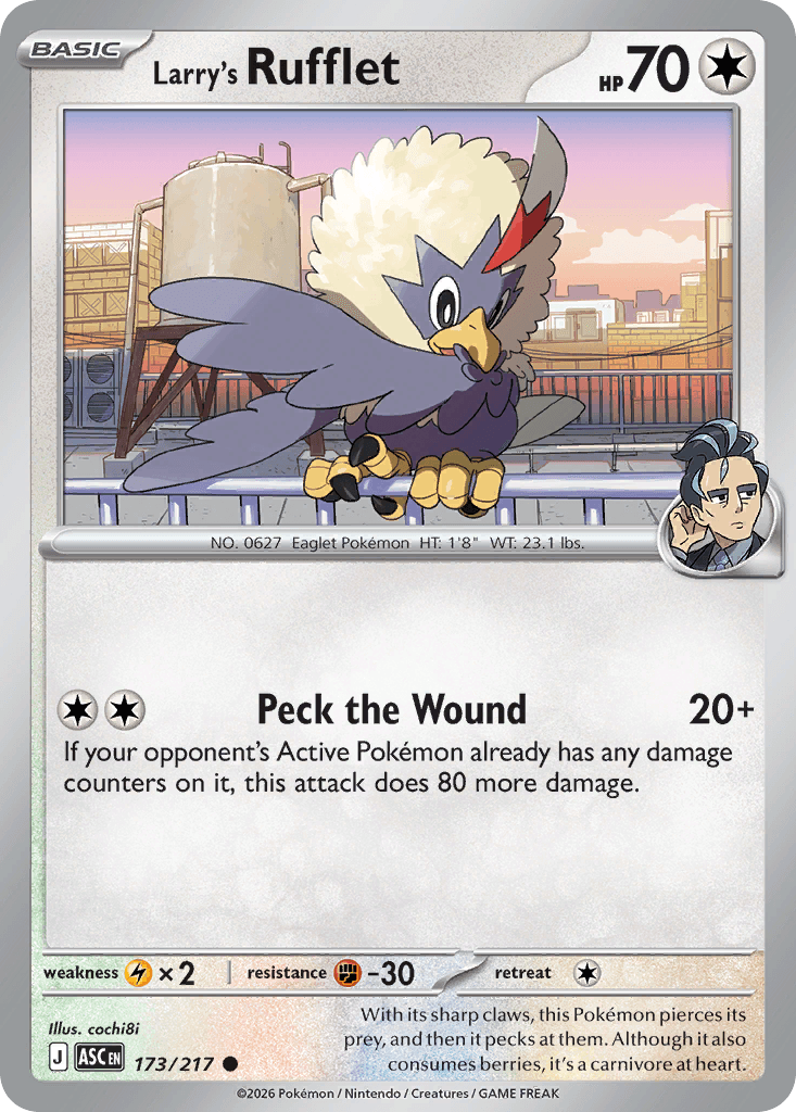 Larry's Rufflet, 173/217, Standard