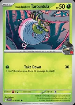Team Rocket's Tarountula, 18/217, Standard