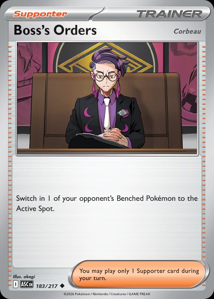 Boss's Orders, 183/217, Standard