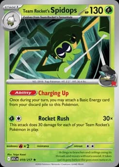 Team Rocket's Spidops, 19/217, Standard
