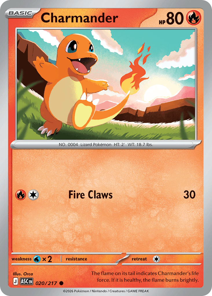 Charmander, 20/217, Standard