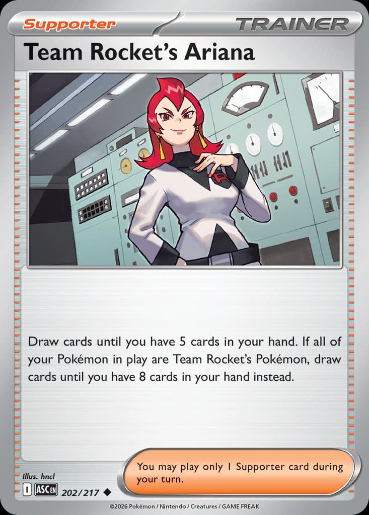 Team Rocket's Ariana, 202/217, Standard