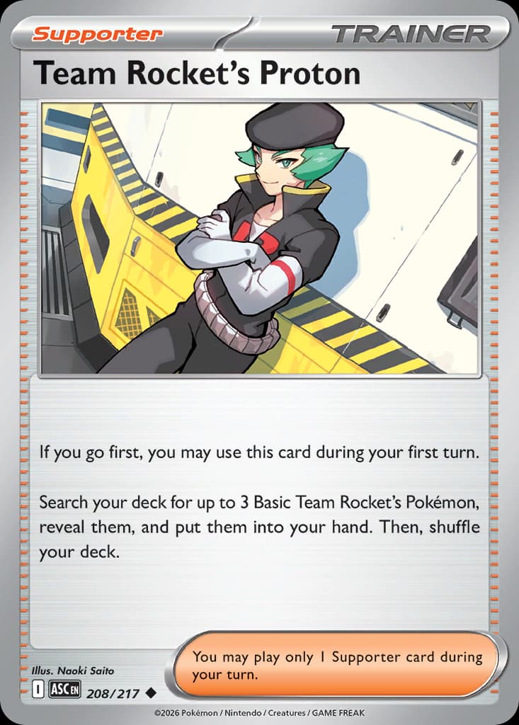 Team Rocket's Proton, 208/217, Standard