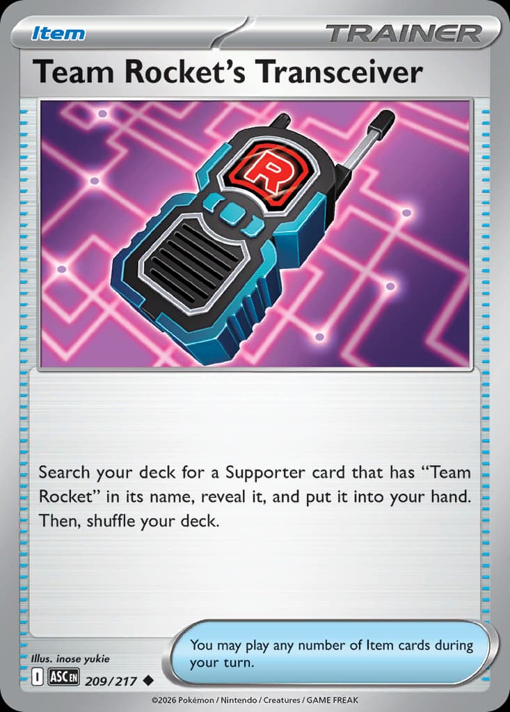 Team Rocket's Transceiver, 209/217, Standard