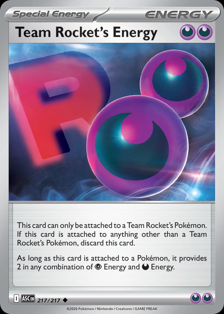 Team Rocket's Energy, 217/217, Standard