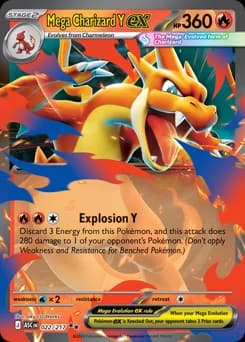 Mega Charizard Y ex, 22/217, Standard