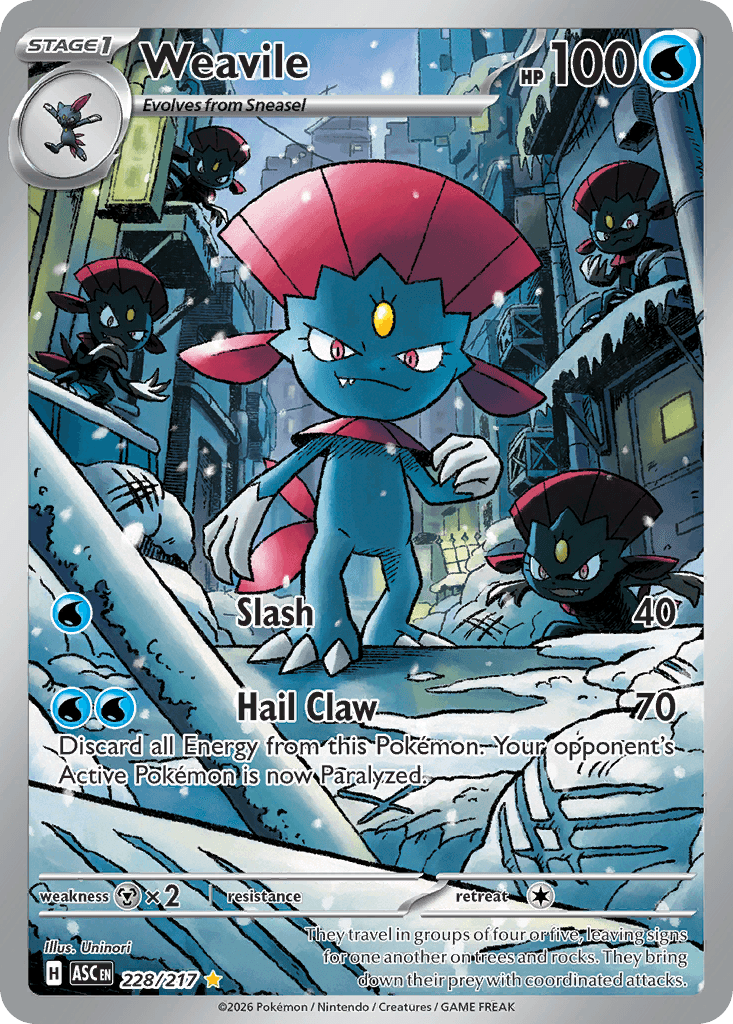 Weavile, 228/217, Standard