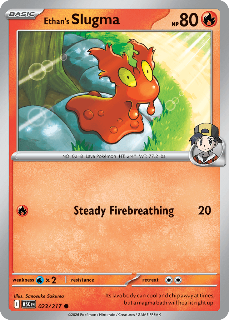 Ethan's Slugma, 23/217, Standard