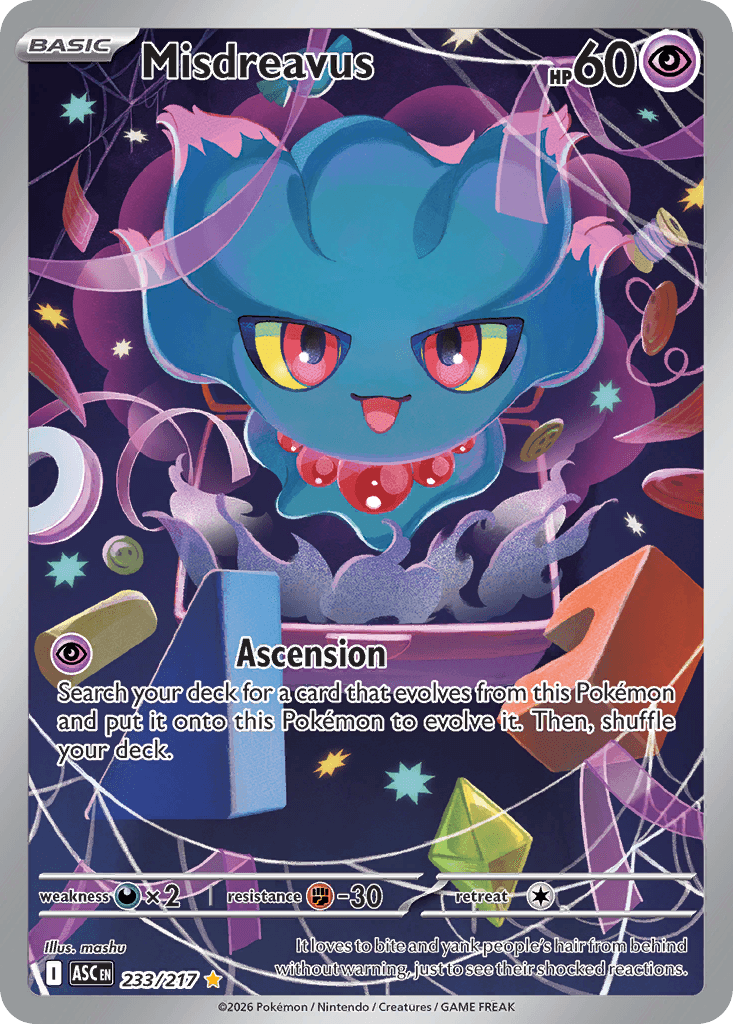 Misdreavus, 233/217, Standard
