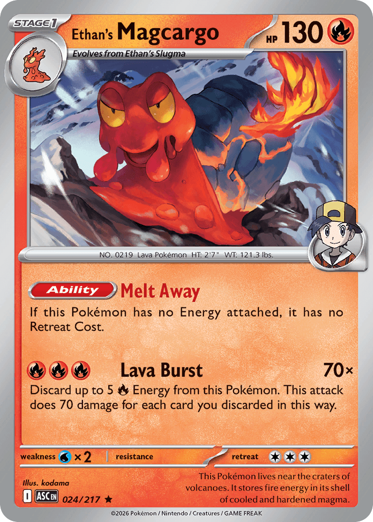 Ethan's Magcargo, 24/217, Standard