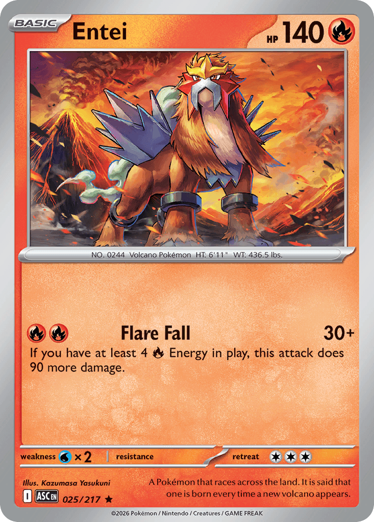 Entei, 25/217, Standard