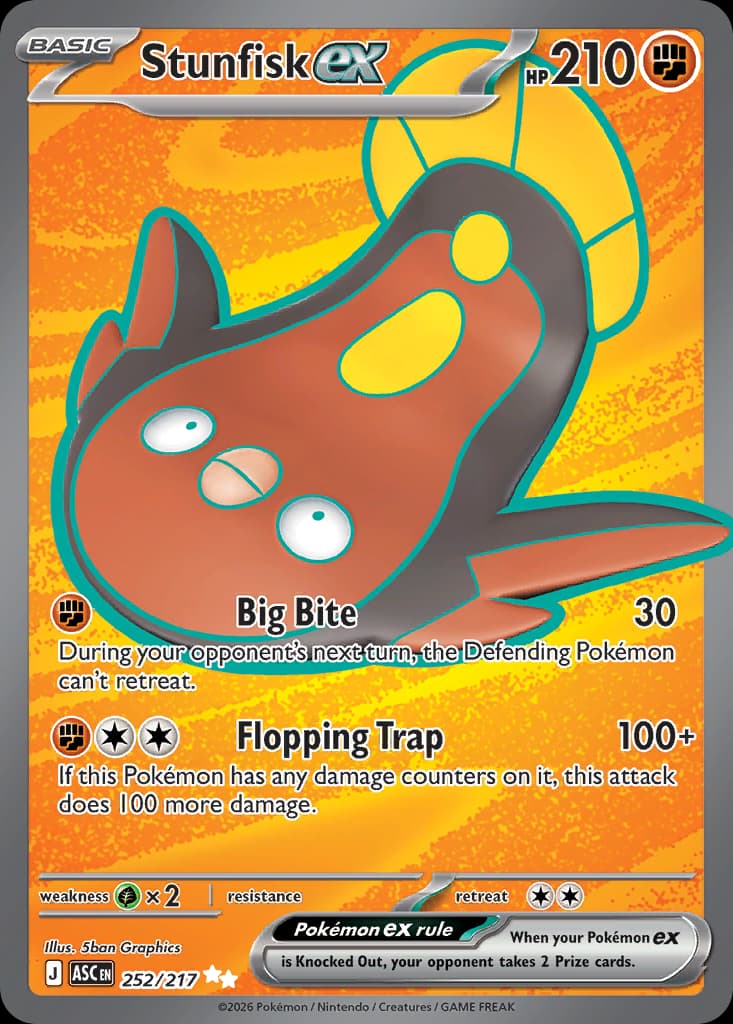 Stunfisk ex, 252/217, Standard