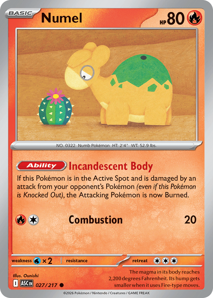 Numel, 27/217, Standard