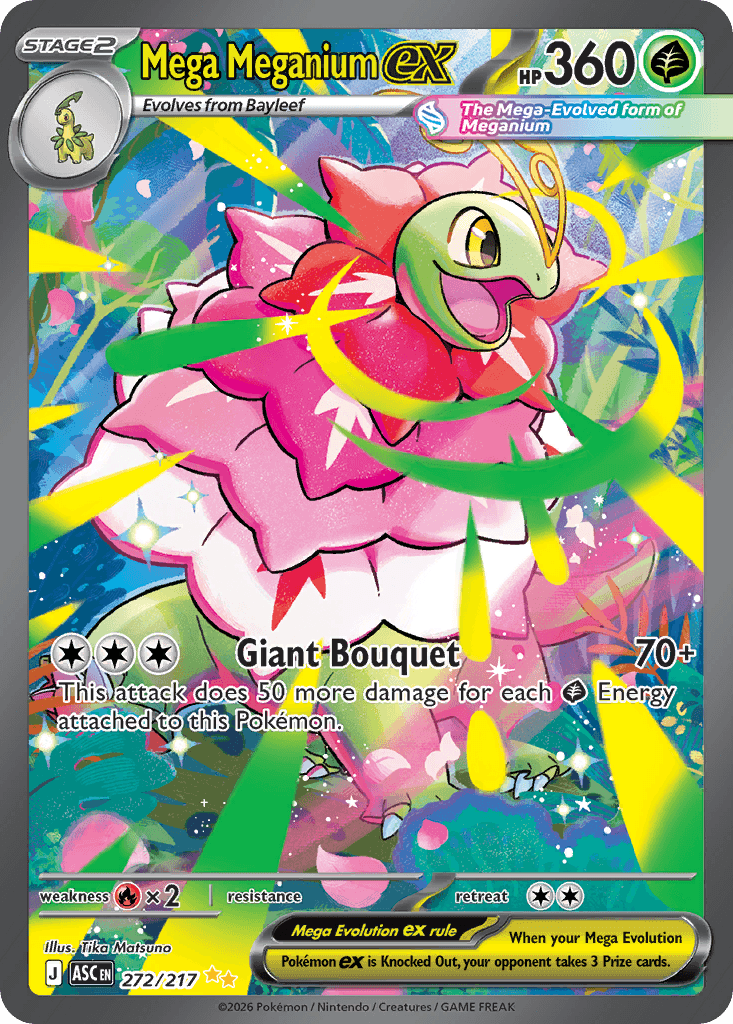 Mega Meganium ex, 272/217, Standard