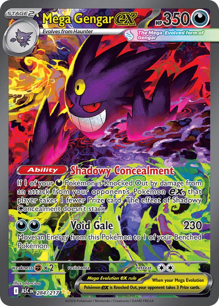 Mega Gengar ex, 284/217, Standard