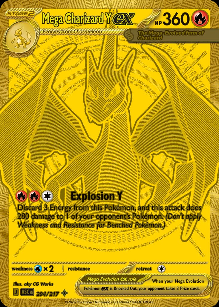 Mega Charizard Y ex, 294/217, Standard