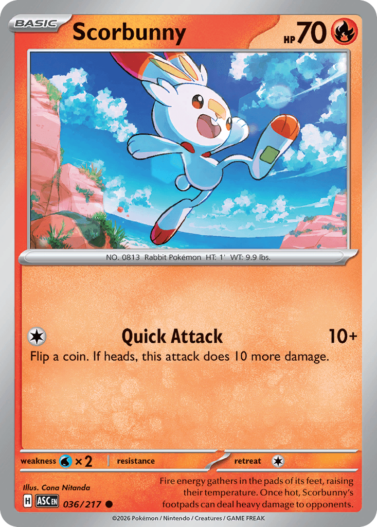 Scorbunny, 36/217, Standard