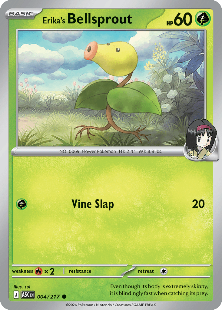 Erika's Bellsprout, 4/217, Standard
