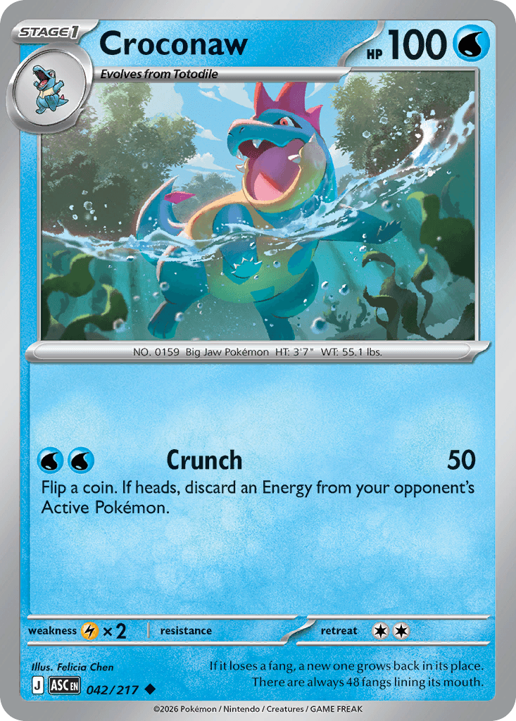 Croconaw, 42/217, Standard