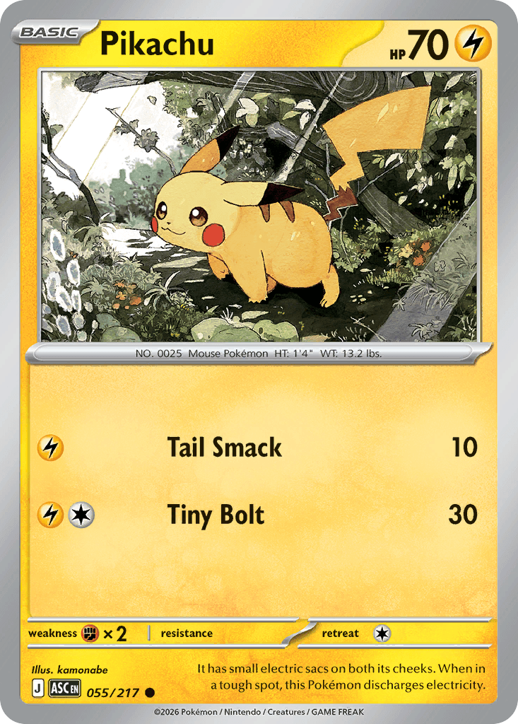 Pikachu, 55/217, Standard