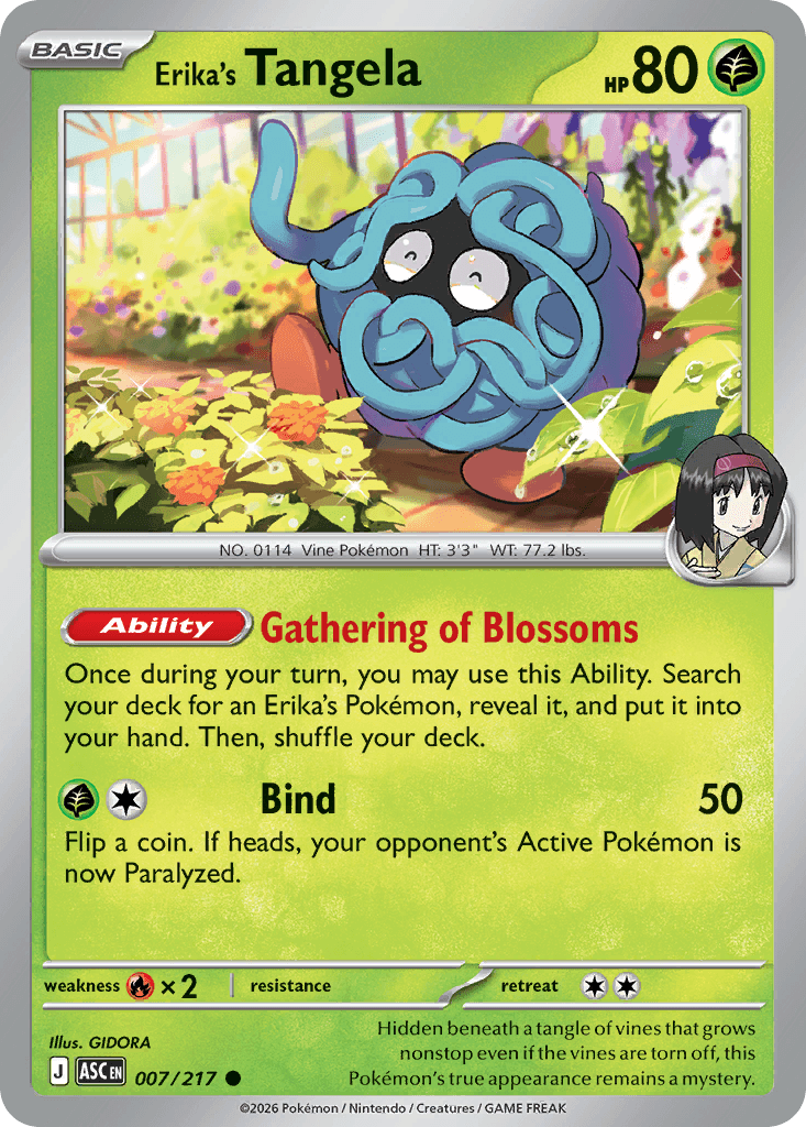 Erika's Tangela, 7/217, Standard