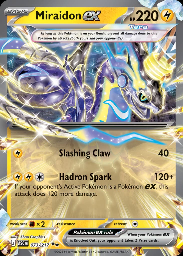Miraidon ex, 73/217, Standard