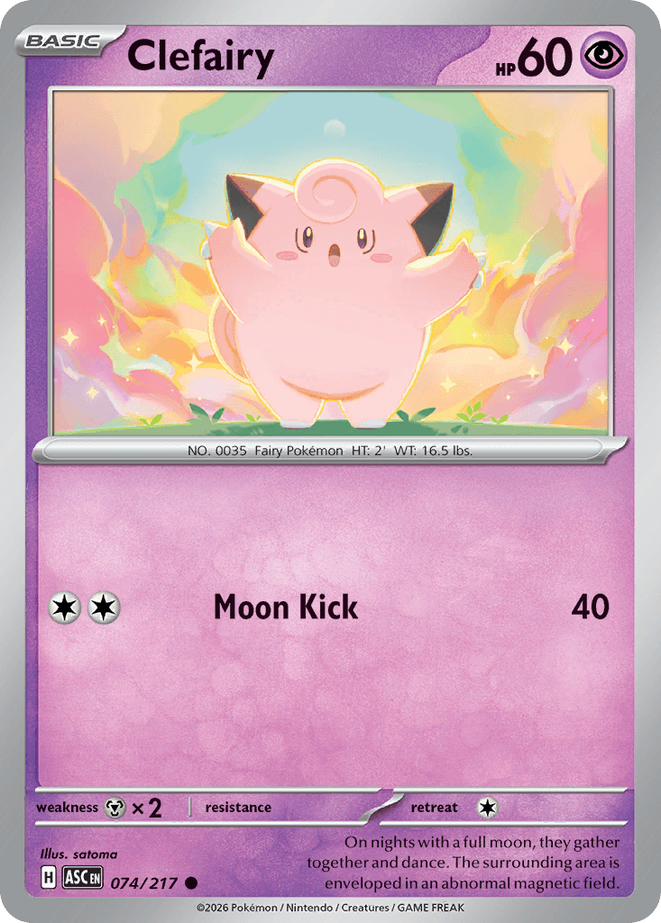 Clefairy, 74/217, Standard