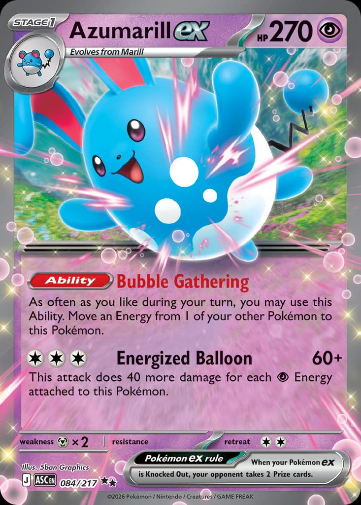Azumarill ex, 84/217, Standard