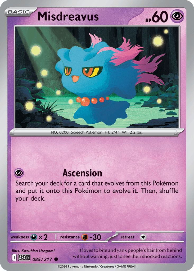 Misdreavus, 85/217, Standard