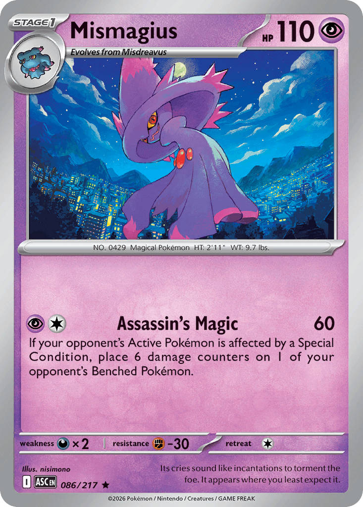 Mismagius, 86/217, Standard
