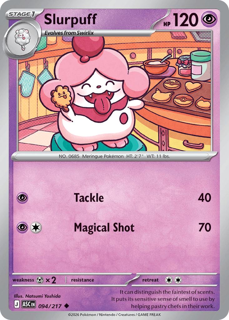 Slurpuff, 94/217, Standard