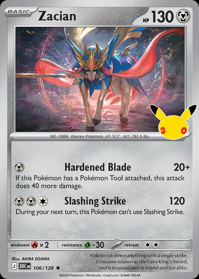 Zacian, 106/128, Standard