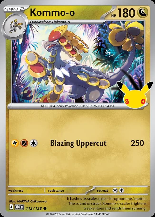 Kommo-o, 112/128, Standard