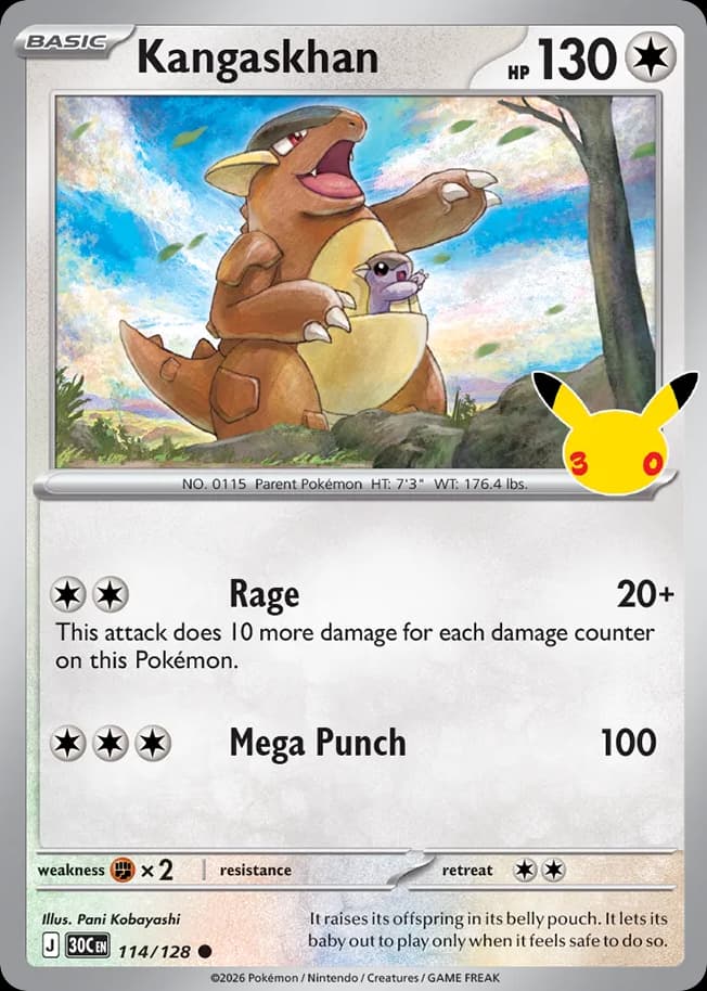 Kangaskhan, 114/128, Standard