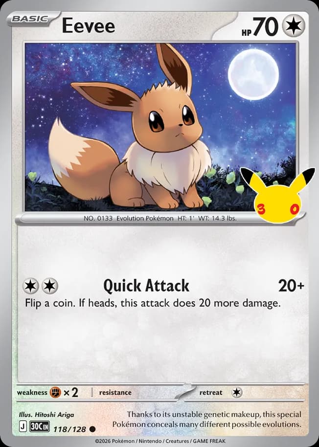Eevee, 118/128, Standard