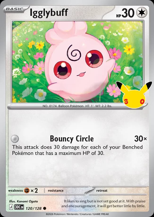 Igglybuff, 120/128, Standard