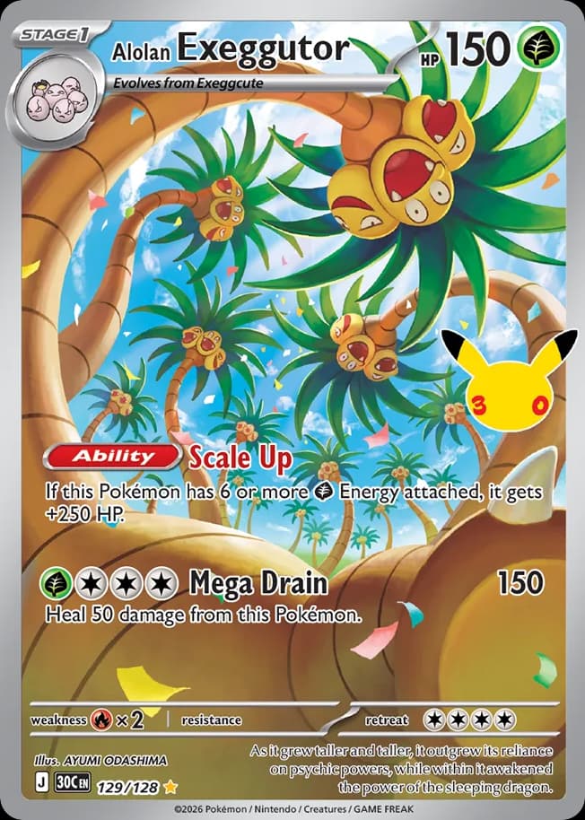 Alolan Exeggutor, 129/128, Standard