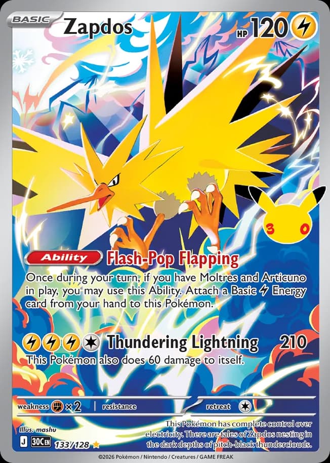 Zapdos, 133/128, Standard