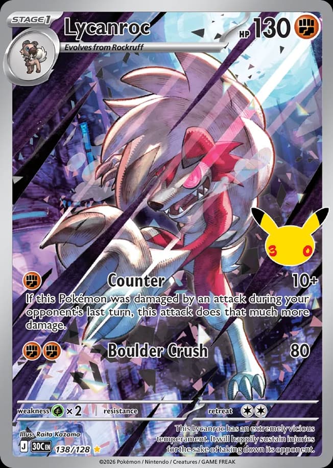 Lycanroc, 138/128, Standard