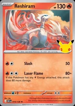 Reshiram, 14/128, Standard