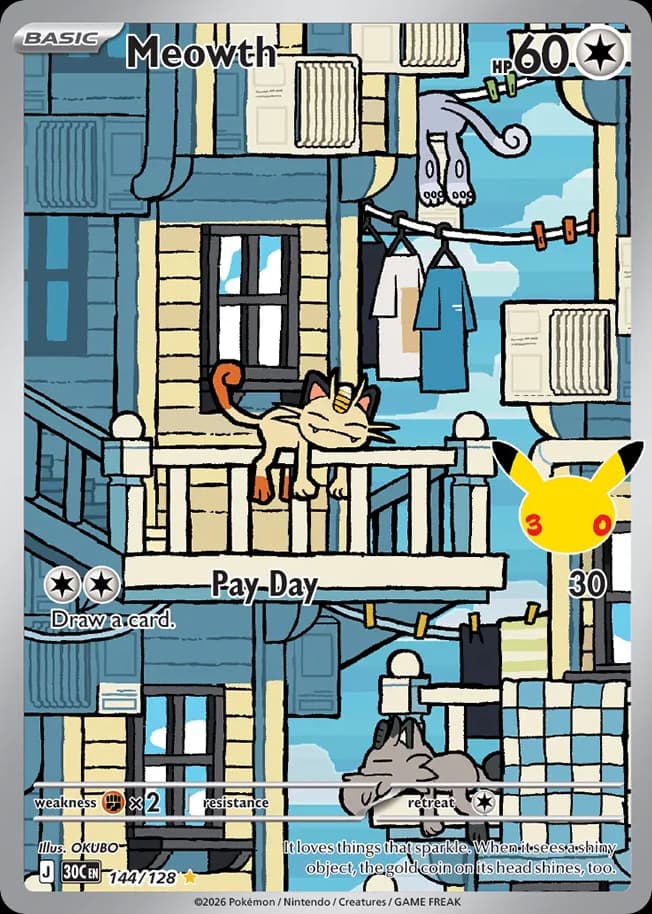 Meowth, 144/128, Standard
