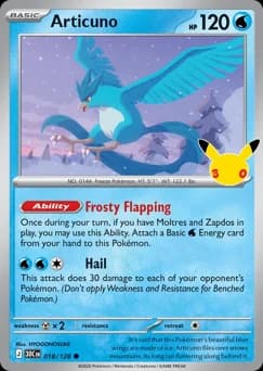 Articuno, 18/128, Standard