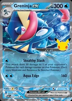Greninja ex, 21/128, Standard