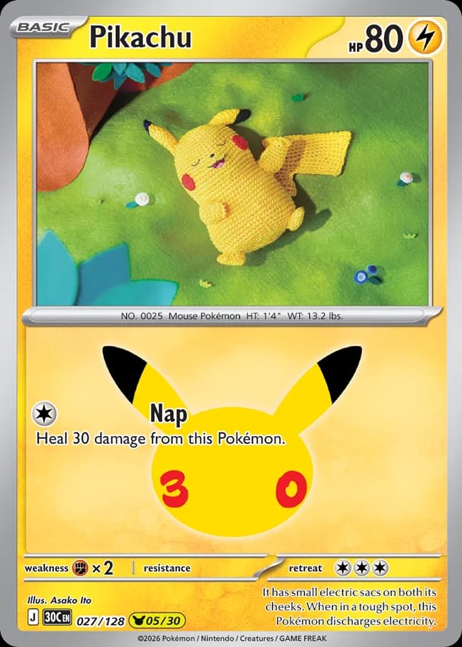 Pikachu, 27/128, Standard
