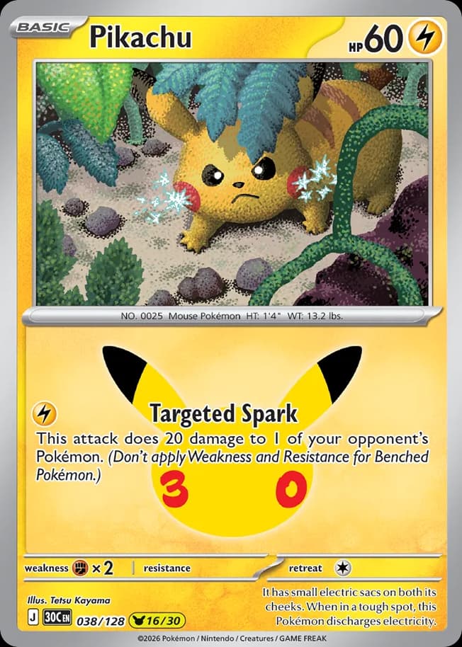 Pikachu, 38/128, Standard