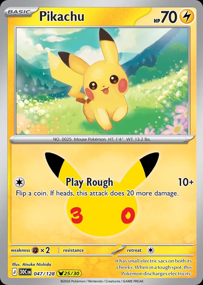 Pikachu, 47/128, Standard