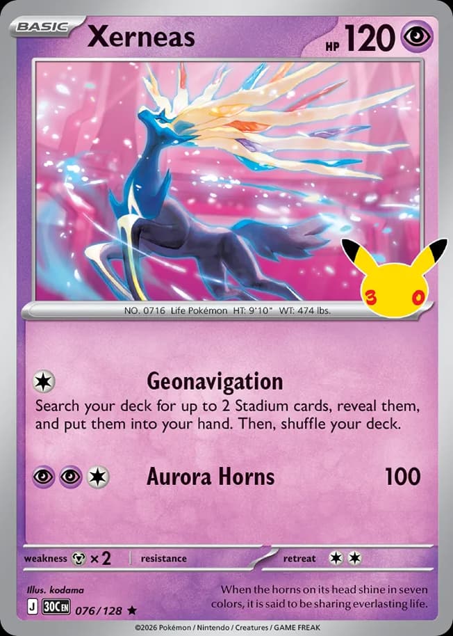 Xerneas, 76/128, Standard