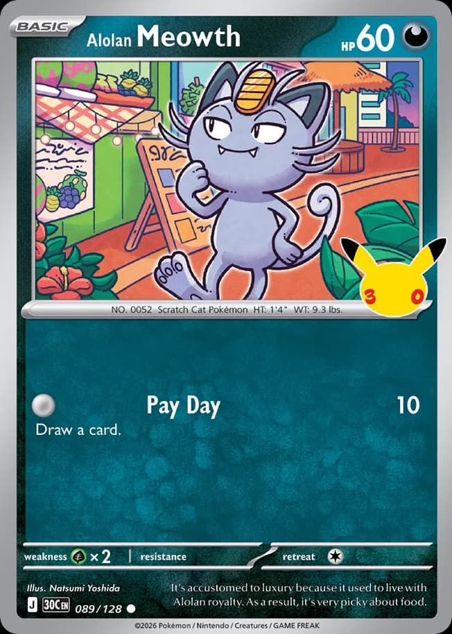 Alolan Meowth, 89/128, Standard